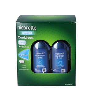 Nicorette Cooldrops 2 mg 8 * 20 stk