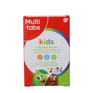 Multi-tabs Kids Tyggetabletter (cola/lime)