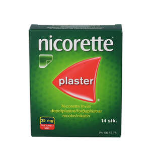 Nicorette invisi plaster 25mg 14 stk