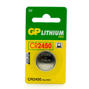 Batteri gp lithium 3v cr 2450-