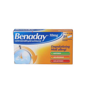 Benaday 10 mg 21 stk
