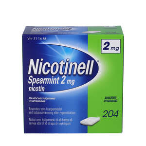 Nicotinell Spearmint 2 mg 204 stk