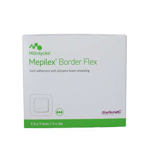 Mepilex Border Flex Skumbandage (7,5 x 7,5 cm)