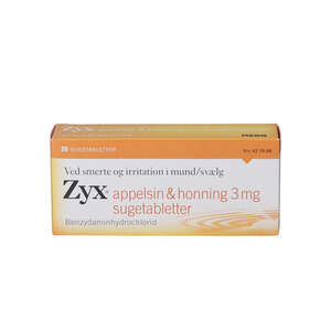 Zyx appelsin & honning 3 mg