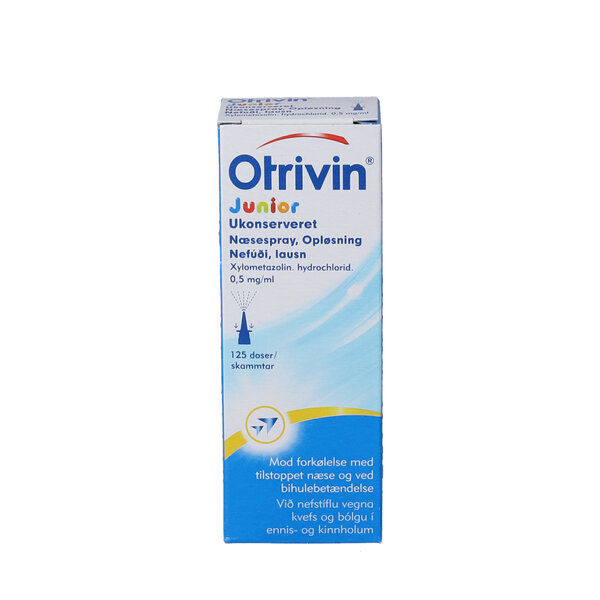 Otrivin junior 0,5 næsespray 10 ml | på DinApoteker.dk