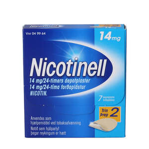 Nicotinell 14 mg/24 timer 7 stk