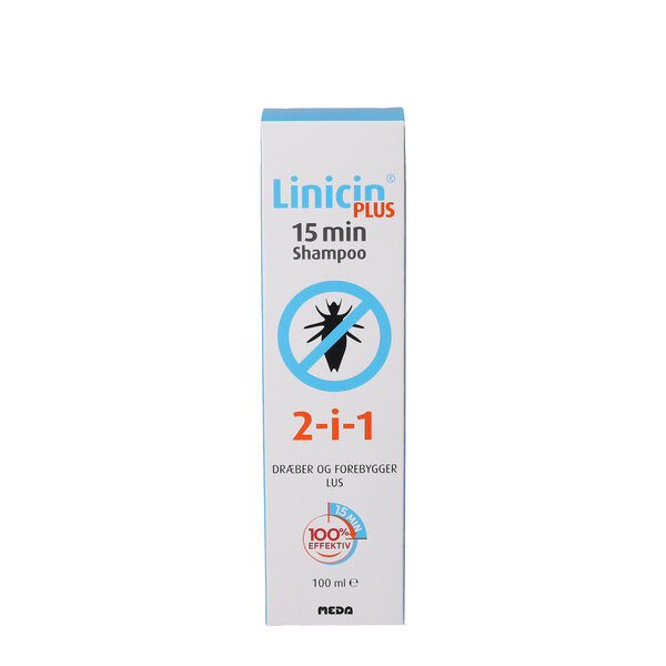 Portræt sensor Billedhugger Linicin Plus 15 min Shampoo 100 ml | Køb på DinApoteker.dk