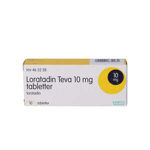 Loratadin "Teva" 10 mg 10 stk