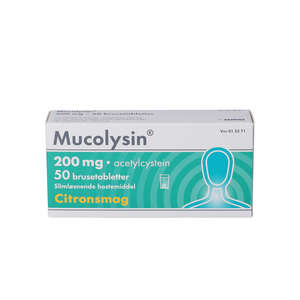 Mucolysin 200 mg 50 stk