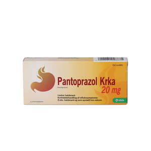 Pantoprazol 20 mg KRKA 14 stk
