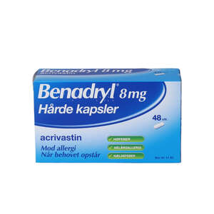 Benadryl 8 mg 48 stk