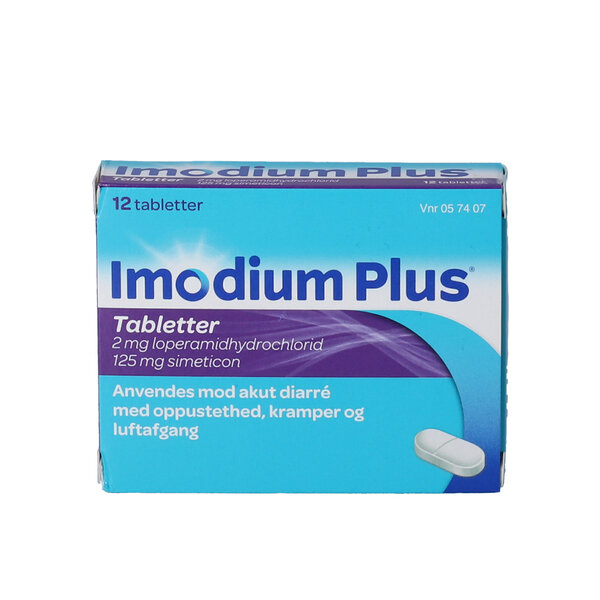Imodium Plus 12 stk