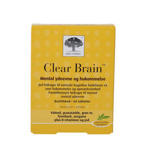 Clear Brain tabletter (60 stk)