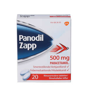 Panodil Zapp 500 mg 20 stk