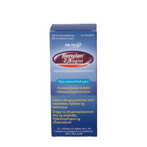 Benylan oral opløs. 2,8 mg/ml