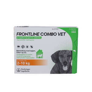 Frontline Combo Vet. (hund 2-10 kg) 3 stk