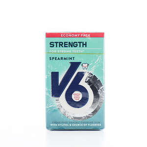 V6 strong spearmint med fluor