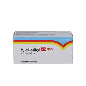 Hjertealbyl 75 mg 100 stk