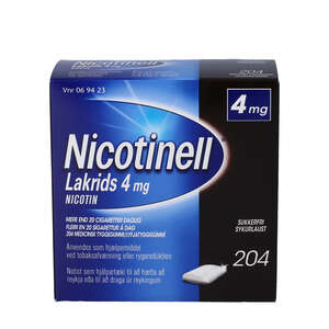 Nicotinell Lakrids 4 mg 204 stk