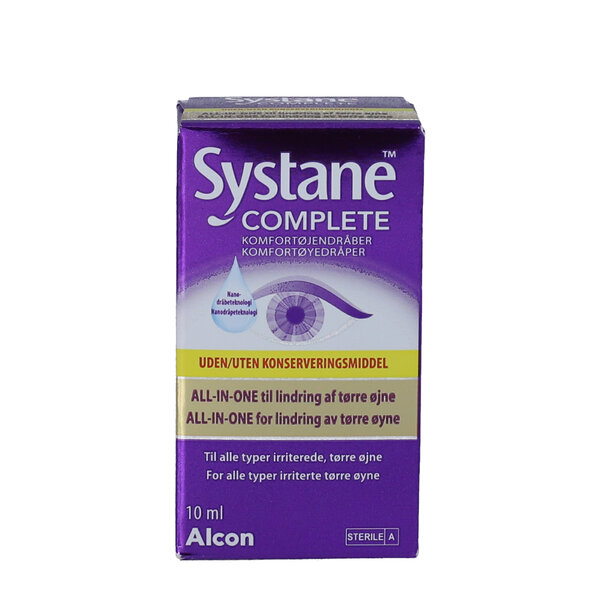 Systane COMPLETE Komfort øjendråber (u. konservering)