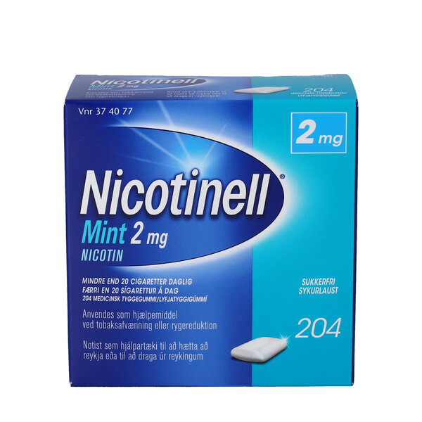 Nicotinell Mint 2 mg 204 stk