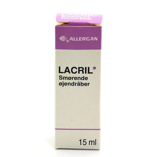 lave mad komfortabel aflevere Lacril Øjendråber 15 ml | Køb øjendråberne på DinApoteker.dk