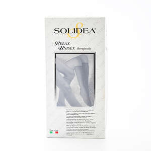 Solidea Relax Unisex Therapeutic Strømpe (natur med åben tå str. L)