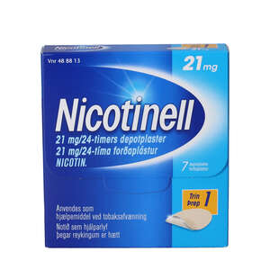 Nicotinell 21 mg/24 timer 7 stk