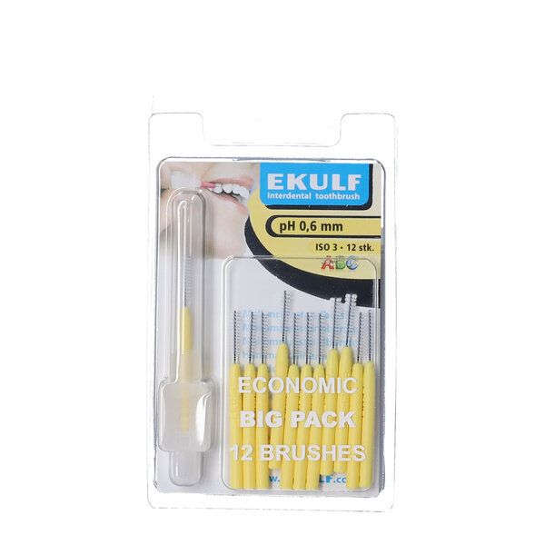 EKULF pH Interdentalbørster (Gul)