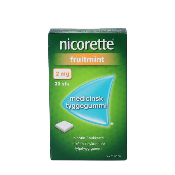 Nicorette fruitmint 2 mg 30 stk