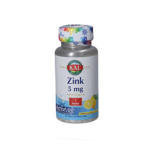 KAL Zink 5 mg Smeltetabletter