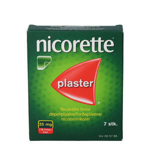 Nicorette invisi plaster 25mg 7 stk