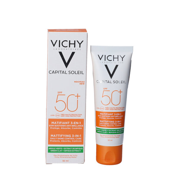 Alle slags sagtmodighed Op Vichy Capital Soleil Mattifying Cream 50 ml | Køb på DinApoteker.dk