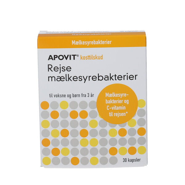 Apovit Rejse Mælkesyrebakterier (30 stk.)