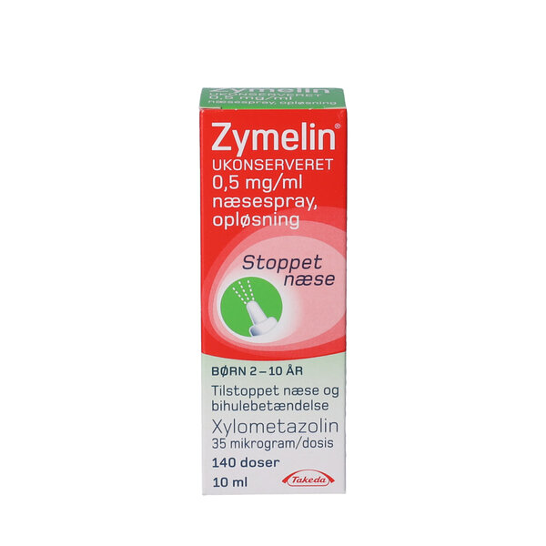 influenza Elektrisk overvældende Zymelin næsespray 0,5 mg/ml | Køb på DinApoteker.dk