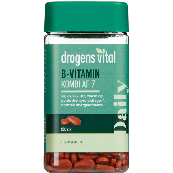 Drogens Vital Daily B-vitamin 280 Stk. | Køb På DinApoteker.dk