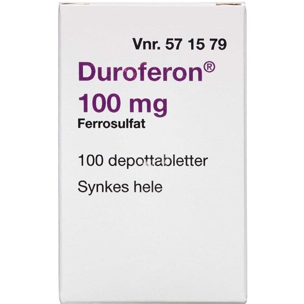 Duroferon (2Care4) bøtte 100 stk jerntilskud | Køb på DinApoteker.dk