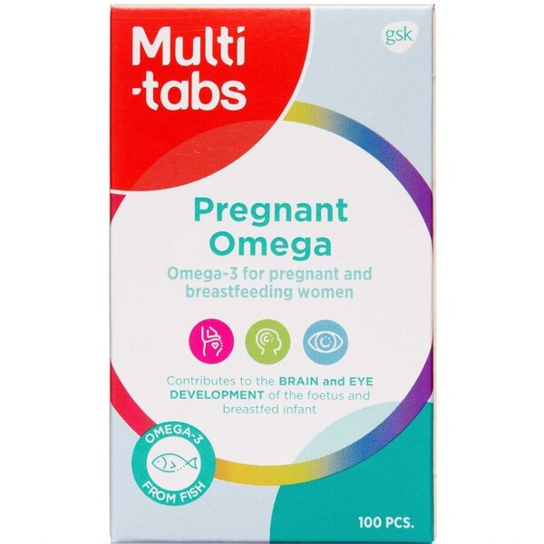 Multitabs Pregnant Omega 100 stk. Køb på DinApoteker.dk