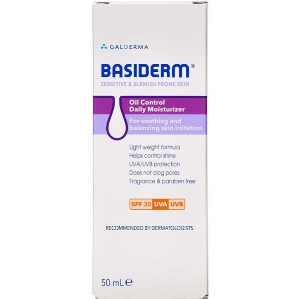 Basiderm Oil Control Daily Moisturizer 50 Ml | Køb På DinApoteker.dk