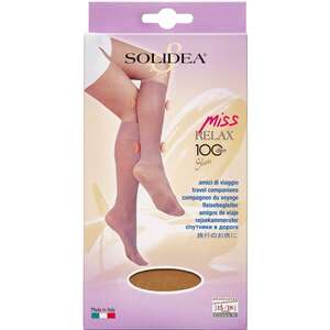 Solidea Miss Relax 100 Sheer Knæstrømpe (S/Camel)