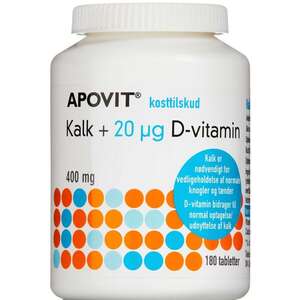 APOVIT kalk + 20 mikg D-vitamin