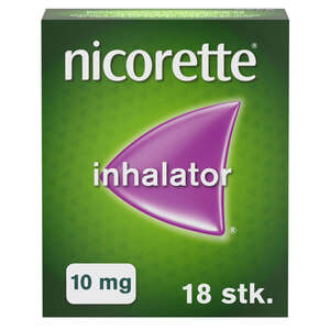 Nicorette 10 mg inhalatorer refill 18 stk