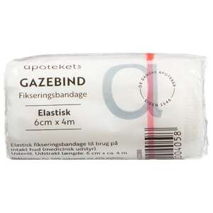 Apotekets Elastisk Gazebind (6 cm x 4 m)