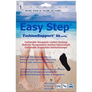 Easy Step FashionSupport Knæ (sort/lukket/XXL+)