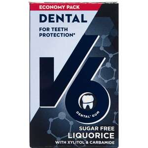 V6 Tyggegummi (Liquorice)