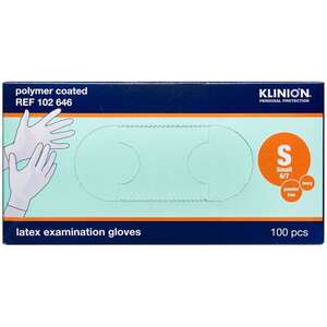 Klinion Protection Latex Handsker (S/pudderfri)