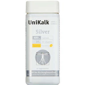 Unikalk Silver Tyggeabletter (90 stk.)