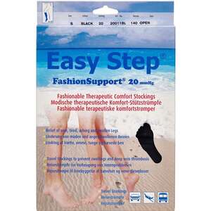 Easy Step FashionSupport Knæ (sort/åben/S+)
