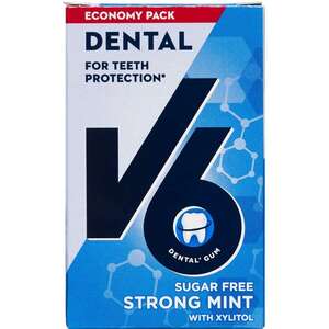 V6 Tyggegummi (Strong Mint)