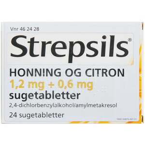 Strepsils Honning og Citron (ORI) 24 stk